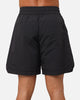 Saint Morta Gothic Monogram Nylon Shorts Black