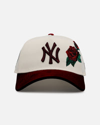 New Era New York Yankees 'Velvet Roses' 9FORTY A-Frame Snapback Chrome