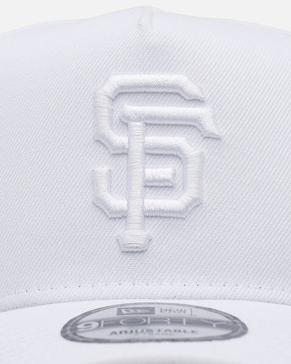 New Era San Francisco Giants 'Easy White' 9FORTY A-Frame Snapback White/White