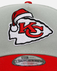 New Era Kansas City Chiefs 'All I Want For Christmas' 9FORTY A-Frame Snapback Green/Red
