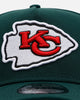New Era Kansas City Chiefs 'Evergreen' 9FORTY A-Frame Snapback Dark Green