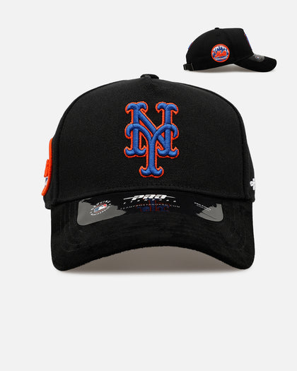 Pro Standard New York Mets 'Team Color Suede' Pro Pinch Strapback Official Team Color