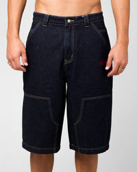 Ed Hardy Dragon Jorts Indigo