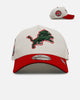 New Era Detroit Lions 'Strawberry' 9FORTY A-Frame Snapback Chrome/Red