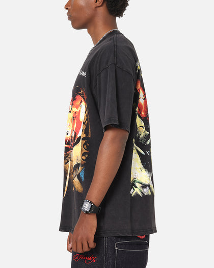 73Studio X Halo Halo 2 Masterchief Vintage T-Shirt Black Acidwash