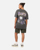 73Studio X Space Jam Monstars Heavyweight Vintage T-Shirt Black Wash