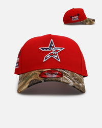 New Era Houston Astros 'Stars And Stripes' 9FORTY A-Frame Snapback Red