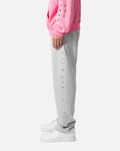 MNML West Studded Baggy Sweatpants Grey