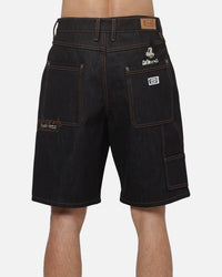 Carré x Disney Mickey & Friends Denim Jorts Raw Indigo