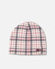 Loiter Ribbed Skully Pink Plaid