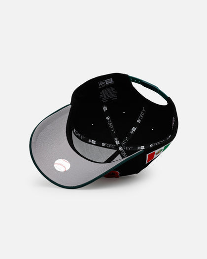 New Era Milwaukee Brewers 'Mexican Independence Day 2.0' 9FORTY A-Frame Snapback Black/Green