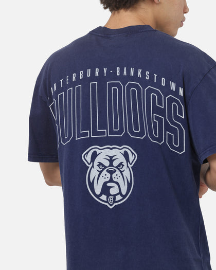 Bleacher Athletic Canterbury Bulldogs NRL Attrition Washed T-Shirt Blue