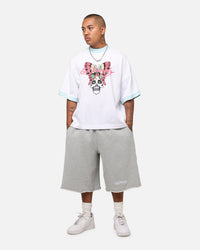 Ed Hardy Butterfly Ringer T-Shirt White