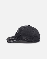 Von Dutch Flames Dad Strapback Washed Black