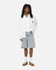 XXIII Diamond Buckle Back Jorts Blue Stonewash