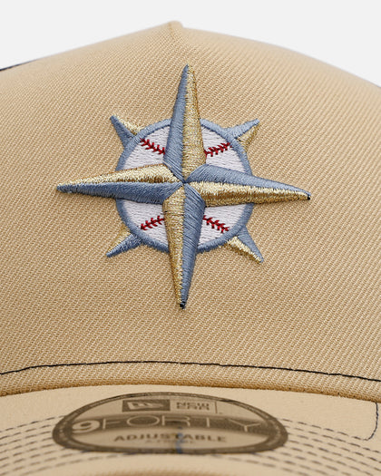 New Era Seattle Mariners 'Vintage Truckers' 9FORTY A-Frame Trucker Snapback Vegas Gold