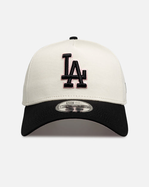 New Era Los Angeles Dodgers "Chrome Black Pink" 9Forty A-Frame Snapback White
