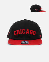 47 Brand Chicago Bulls 'The City Block Collection' Club Legacy '47 Captain Snapback Black