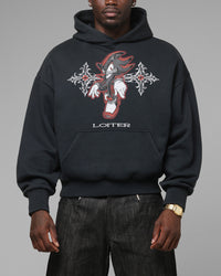 Loiter x Sonic Chrome Shadow Hoodie Black