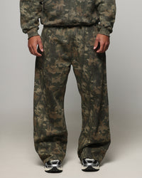 American Thrift Wide Leg Pants Camo