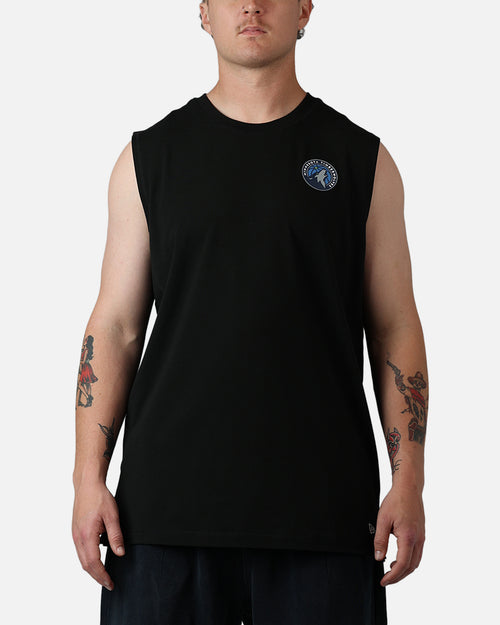 New Era Minnesota Timberwolves Muscle T-Shirt Black