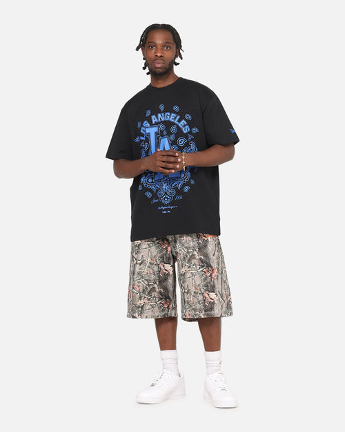 New Era Los Angeles Dodgers Paisley Oversized T-Shirt Black