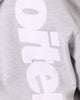 Loiter Pin Line Premium Hoodie Grey Marle