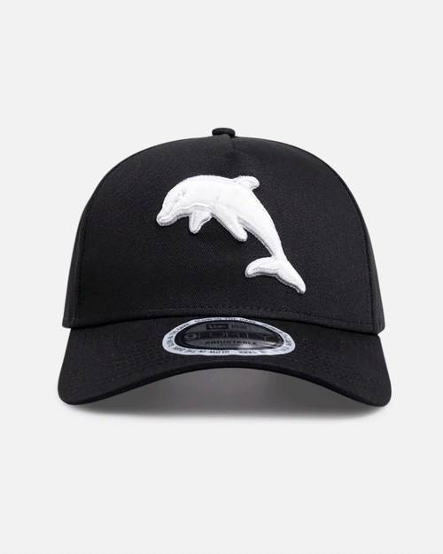 New Era Dolphins 'NRL Glow In The Dark' 9FORTY A-Frame Snapback Black