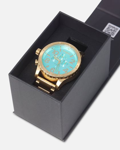 Nixon 51-30 Chrono Gold/Turquoise
