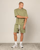 Carré Blanc Boxy T-Shirt Military