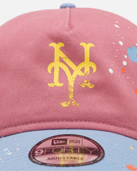 New Era  New York Mets 'Seasoned' 9FORTY A-Frame Strapback Pink/Blue