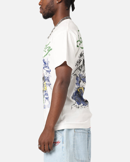 Ed Hardy Wolf Vintage T-Shirt Off White