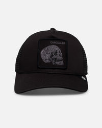 Goorin Bros Tonal Skull Trucker Snapback Black
