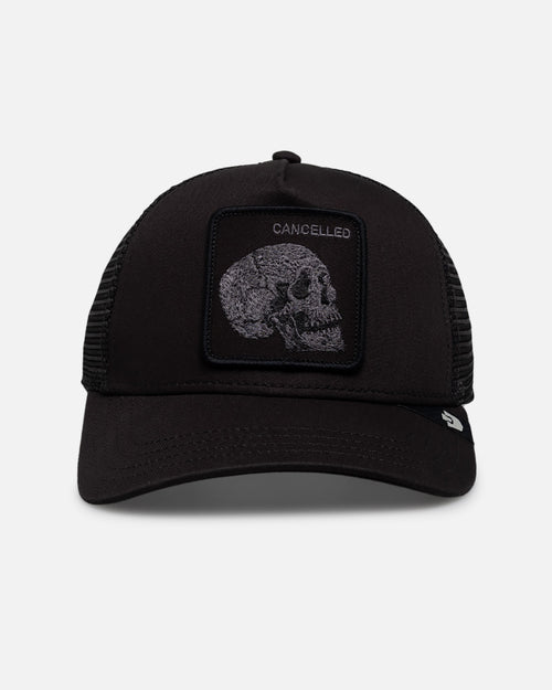 Goorin Bros Tonal Skull Trucker Snapback Black