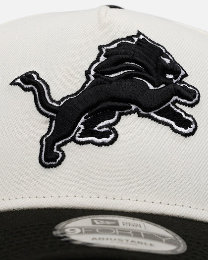 New Era Detroit Lions 'Chrome Black' 9FORTY A-Frame Snapback Chrome/Black