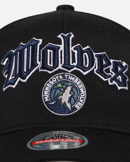 Mitchell & Ness Minnesota Timberwolves 'Old English Classic' MVP Snapback Black