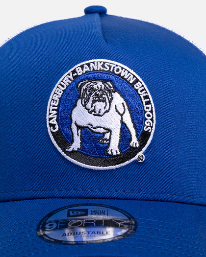 New Era Canterbury-Bankstown Bulldogs 'NRL 26 Retro Trucker' 9FORTY A-Frame Snapback Original Team Colours