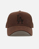 New Era Los Angeles Dodgers 'Waxed Canvas QS' 59FORTY A-Frame Fitted Brown