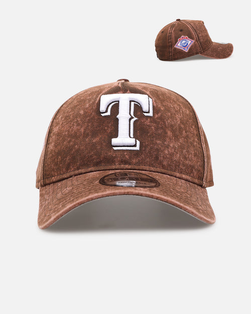 New Era Texas Rangers 'Washed Walnut' 9FORTY A-Frame Snapback Walnut
