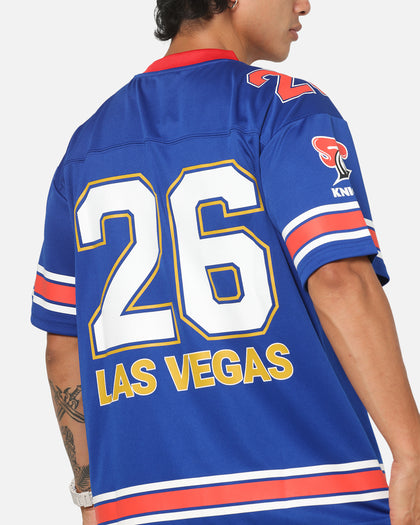 Bleacher Athletic Newcastle Knights NRL Vegas Round 2026 Jersey Blue