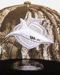 New Era Cronulla Sutherland Sharks 'NRL Real Tree' 9FORTY A-Frame Snapback Real Tree Camo
