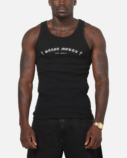 Saint Morta Chronicles Rib Singlet Black