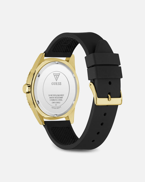 Guess Mainline Beast Crystal Watch Gold/Black
