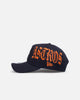 New Era Houston Astros 'Goth Script' 9FORTY A-Frame Snapback Navy/Orange