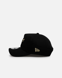 New Era Chicago Bulls 'Raised Metallic Chainstitch' 9FORTY A-Frame Snapback Black