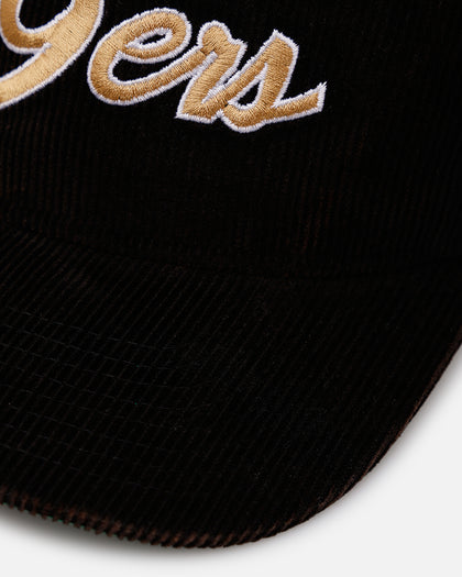 New Era San Francisco 49ers 'Washed Black NFL Golfer' Corduroy Golfer Snapback Washed Black