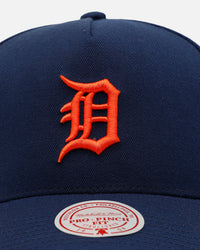 Mitchell & Ness Detroit Tigers 'Pink Side Patch' Pro Pinch Snapback Official Team Color