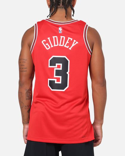 Nike Josh Giddey Chicago Bulls #3 Icon Edition Nike Dri-FIT NBA Swingman Jersey University Red