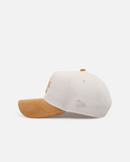 New Era Oakland Athletics 'Honey Pot' 9FORTY A-Frame Snapback Stone/Wheat