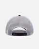 New Era Los Angeles Dodgers 'Upside Down Logo' 9FORTY A-Frame Trucker Snapback White/Brown